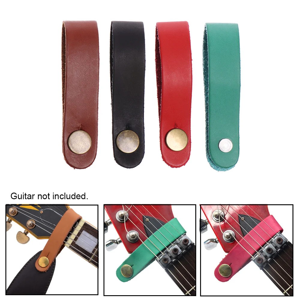1pc einfache installation leder gitarre strap halter taste safe lock für akustische elektrische klassische gitarre bass zubehör dropshi free