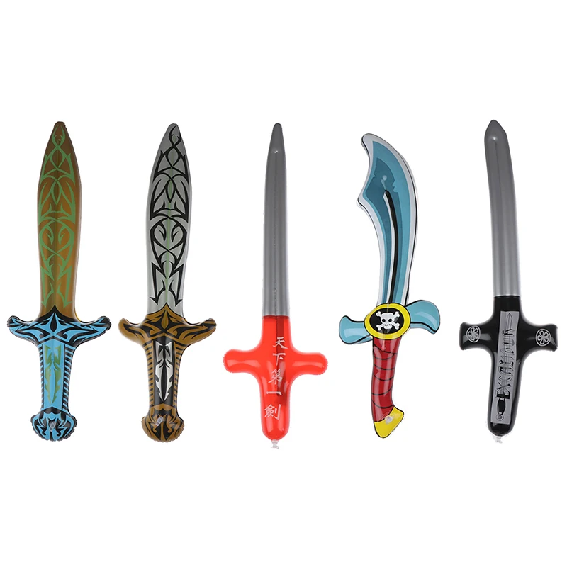 1 шт. Детские садовые игрушки детские пиратские мечи форма аниме надувные подарки