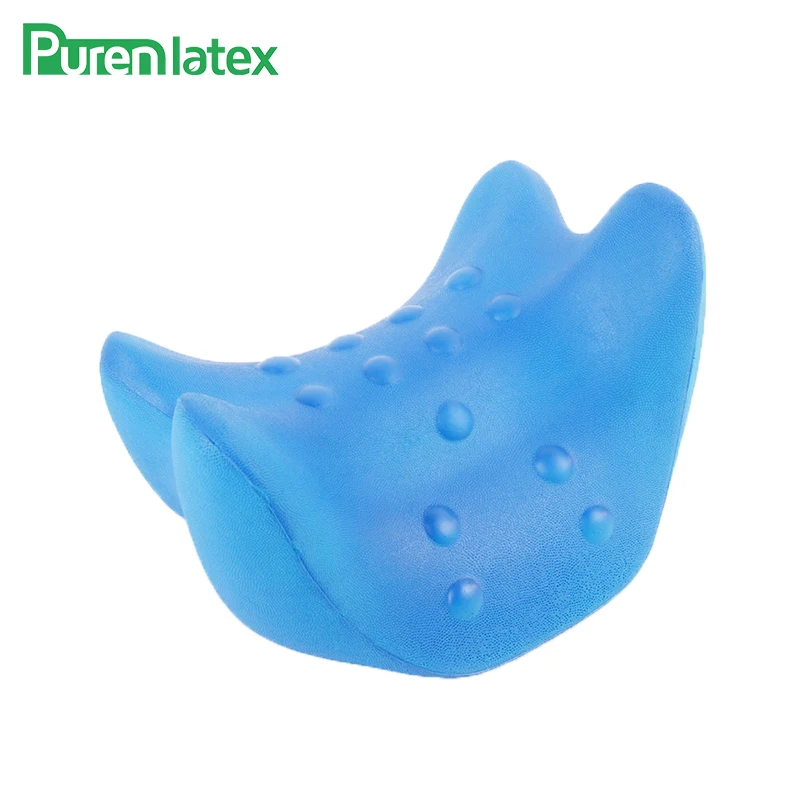 PurenLatex массажер для шеи Ортопедическая подушка гравитационная растягивающаяся