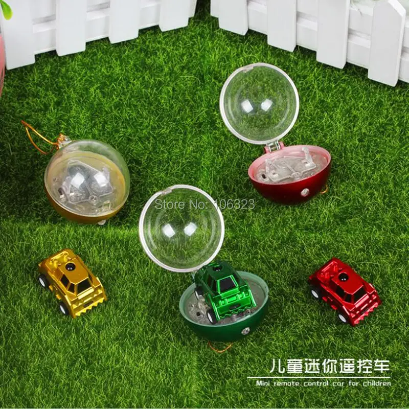 Christmas Tree Decorations XMAS Ball 1:128 Super Mini RC Speed Car Festival Lovely Cute Present Pocket Radio - Controlled Toy | Игрушки и