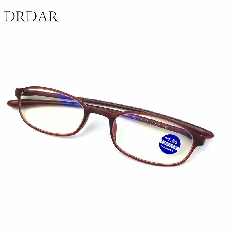 

New 2020 Women's Men Unisex Hyperopia glasses 1910 oval Small frame fashion Anti-blue light Reading glasses +125+225