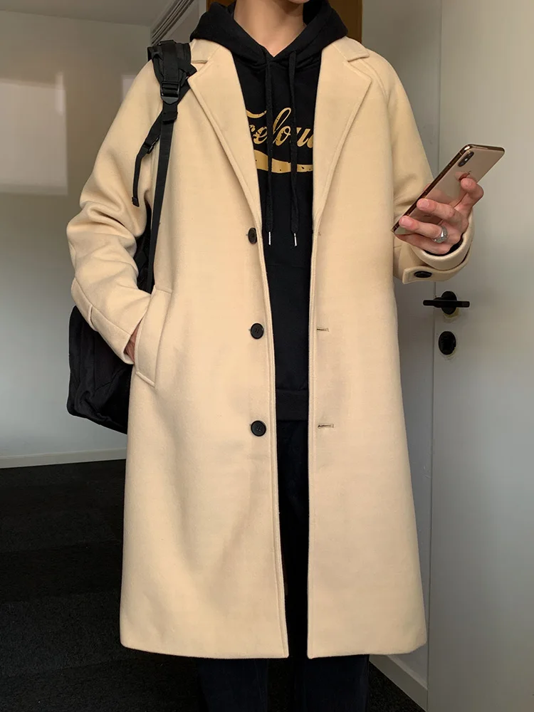 

Black Masculino Trench Coat Long Mens Military Leisure Men Trench Coat Waterproof Stylish Casaco Masculino Mens Overcoat KK60FY