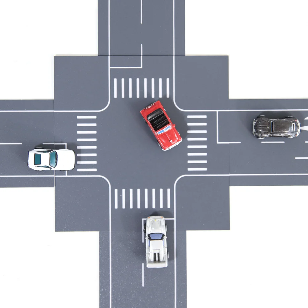 Модель дороги из АБС пластика масштаб 1/144 для строительства ландшафта|Наборы