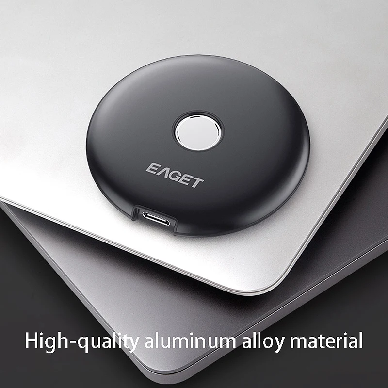 Kaufen EAGET FM1 Fingerprint Verschlüsselt Mobile SSD, 1TB Speicher Typ-C 3,1 Interface High-Speed Transmission Mobile Festplatte