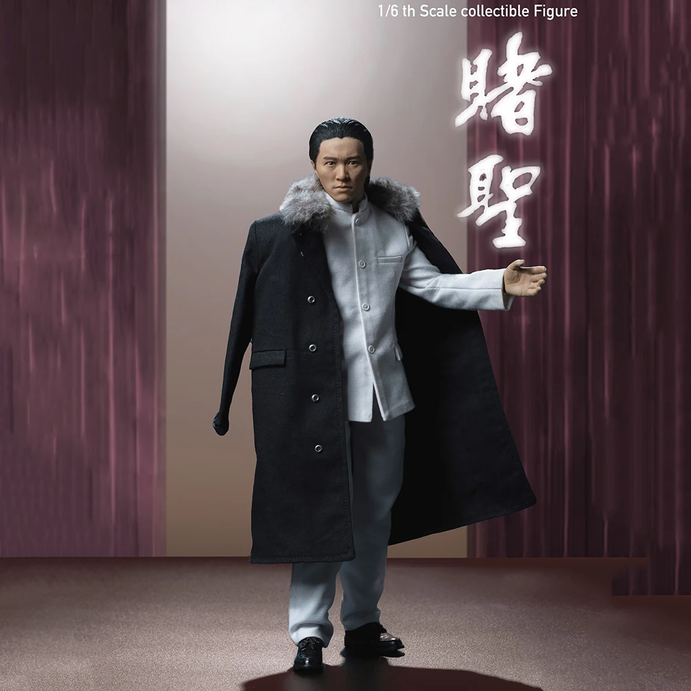 

In Stock STT002 1/6 Scale Scale Collectible Gambler All for the Winner Zuo Songxing Stephen Chow Action Figure Model for Fans