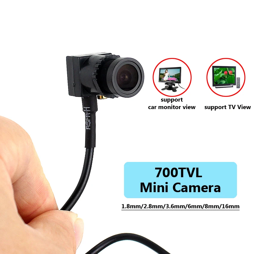 

Цветная микро-мини-камера SMTKEY 700TVL, аналоговый сигнал CVBS, поддержка просмотра ТВ, Мини ЖК-монитор, камера видеонаблюдения для просмотра видео