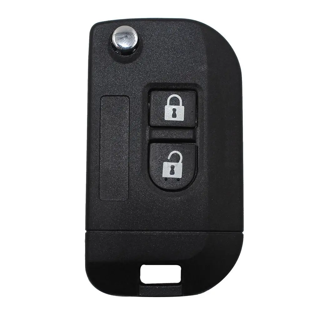 

60% New ArrivalPractical Replacement 2 Button Flip Folding Remote Key Case Shell for NISSAN