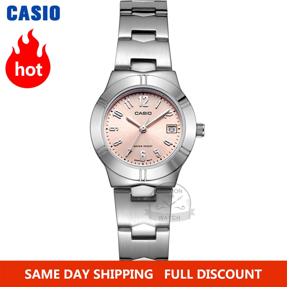часы женские Casio лучший бренд класса люкс 30 м Водонепроницаемый Кварцевые дамы