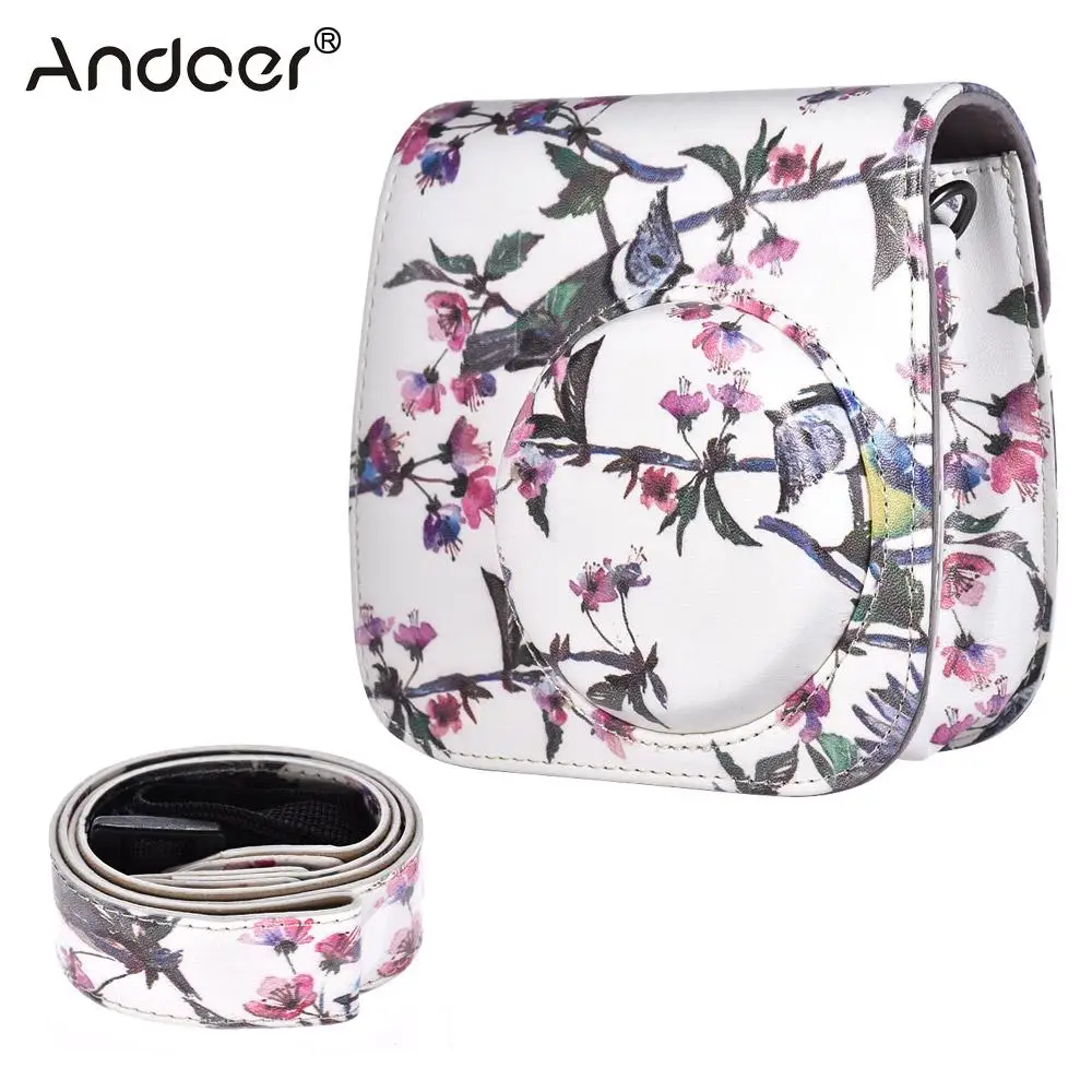 Чехол для камеры Fujifilm Instax Mini 8 чехол из искусственной кожи сумки с ремешком +/8s/8/9