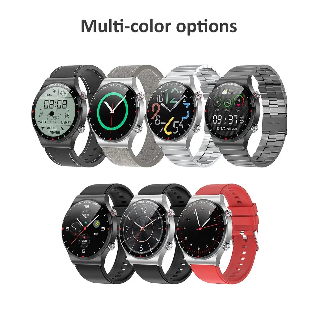 

ECG PPG Smart Watch Men BodyTemperature Blood Pressure Oxygen Heart Rate Smartwatch IP68 Waterproof Fitness Tracker Watch Band