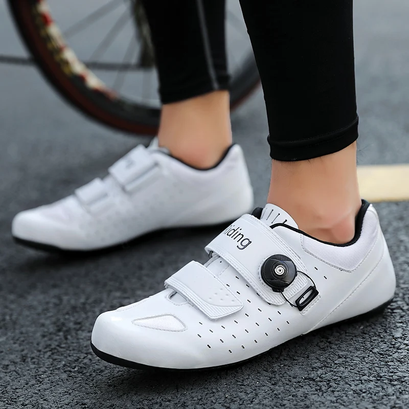 

Carbon Fiber Cycling Shoes MTB Sneakers Men Women Outdoor Road Bike Shoes Wearable Ultralight Bicycle Sneakers Racing Spin Shoes