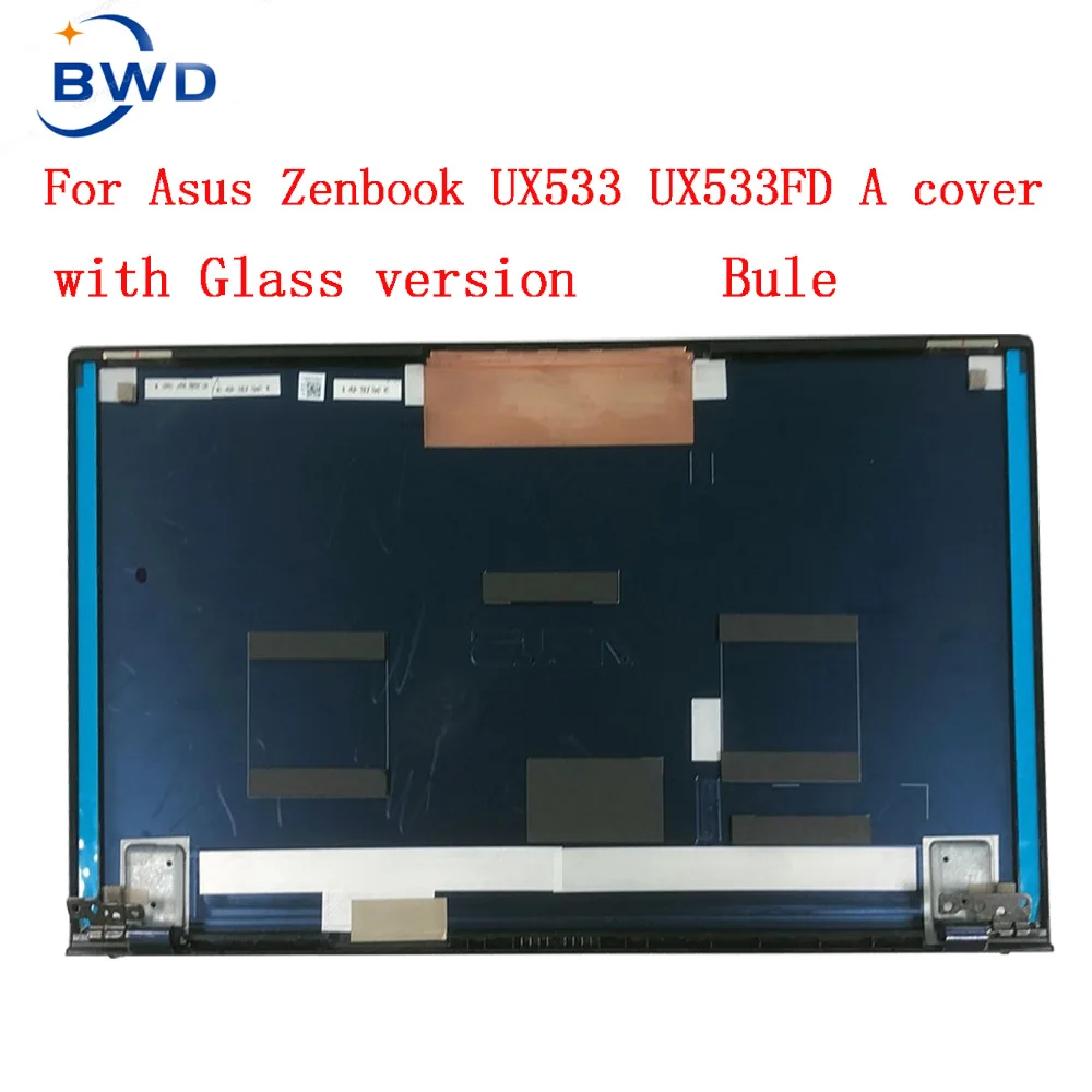 For ASUS ZenBook UX533 UX533FD Cover top case Blue Color with Glass version screen display Cover