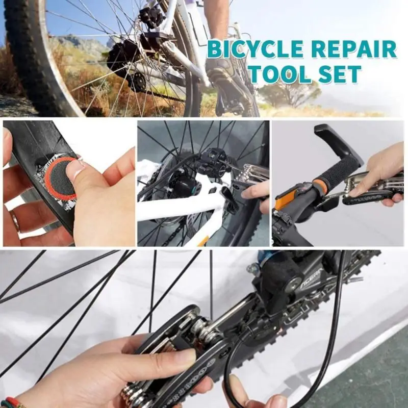 

Cycling Multitool MTB Motorcycle Scooter Repair Multifunctional Tire Repair Tool Bike Mountain Bike Car Scooter Repair Tool Kit
