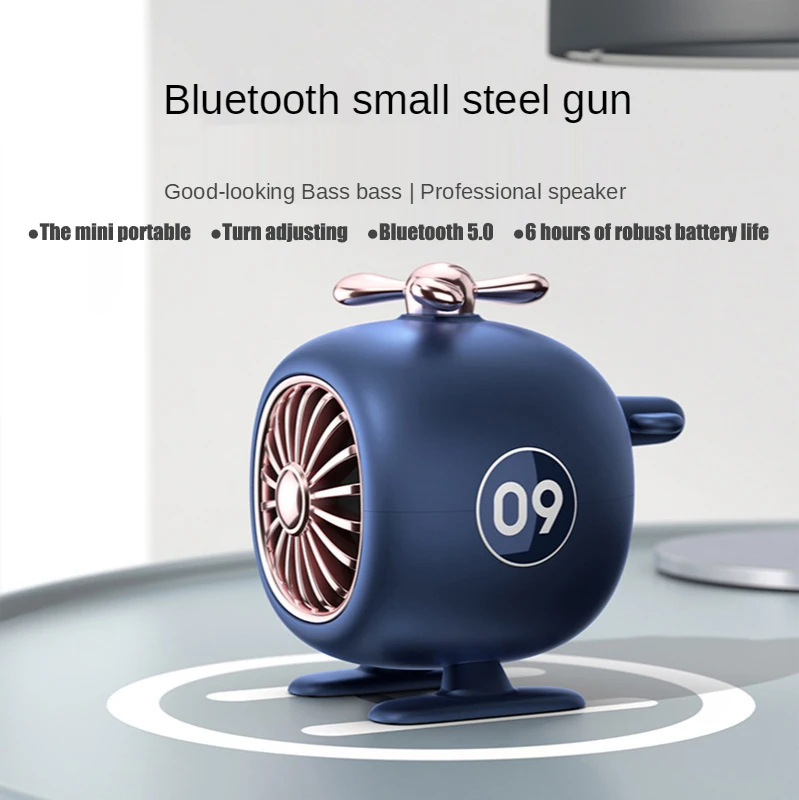 

Innovative Bluetooth Speakers Portable helicopter speakers mini cute outdoor wireless aircraft speakers