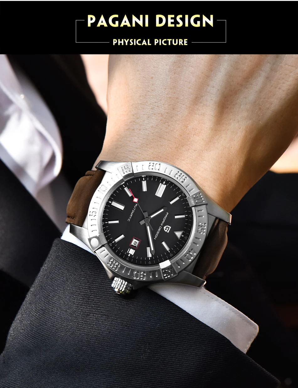 PAGANI дизайнерские Брендовые повседневные модные роскошные часы Reloj Hombre водонепроницаемые противоударные автоматические механические часы Relogio Masculino