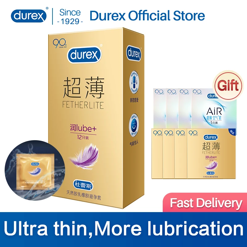 Ультратонкий чехол Durex для мужчин интимные товары пениса секс игрушки