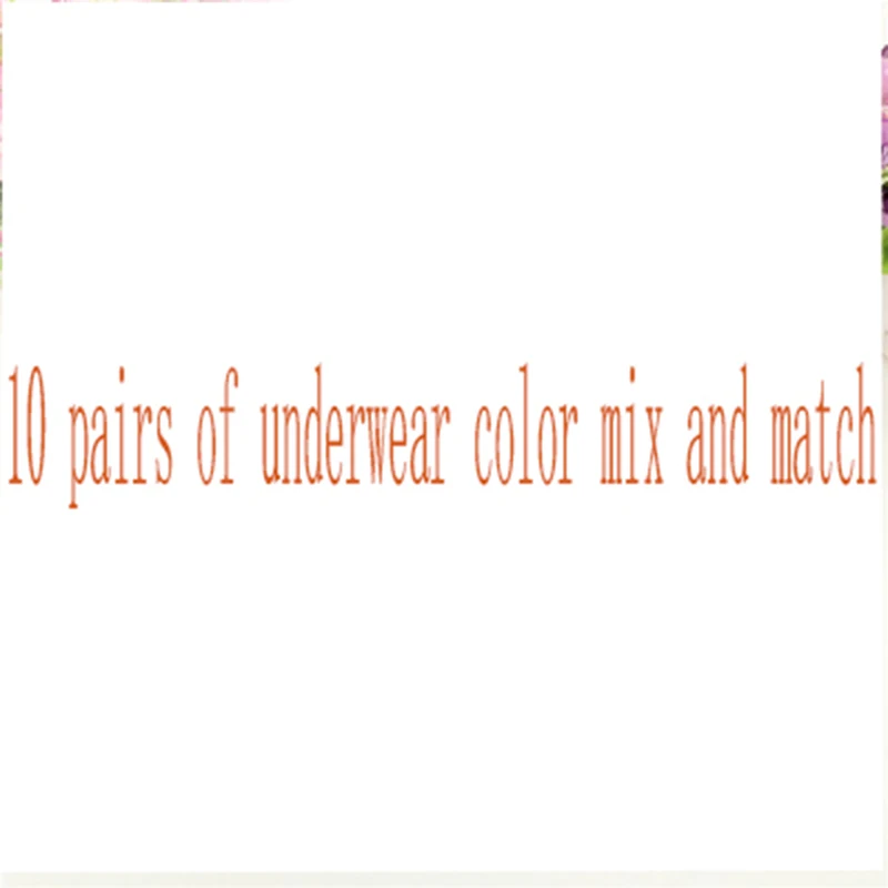 

New 10Pcs/lot Men's Modal Underpantes Mens Underwears Large Size XL-7XL Printing Pattern Random Shorts Men Panties Underwear