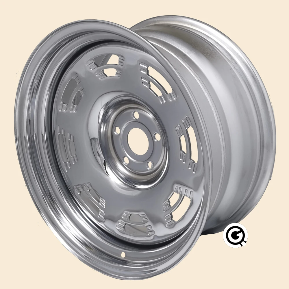 18 дюймов 8.5J стальное колесо 5X112 MK4 хромированное с 5 отверстиями глубокая губа для