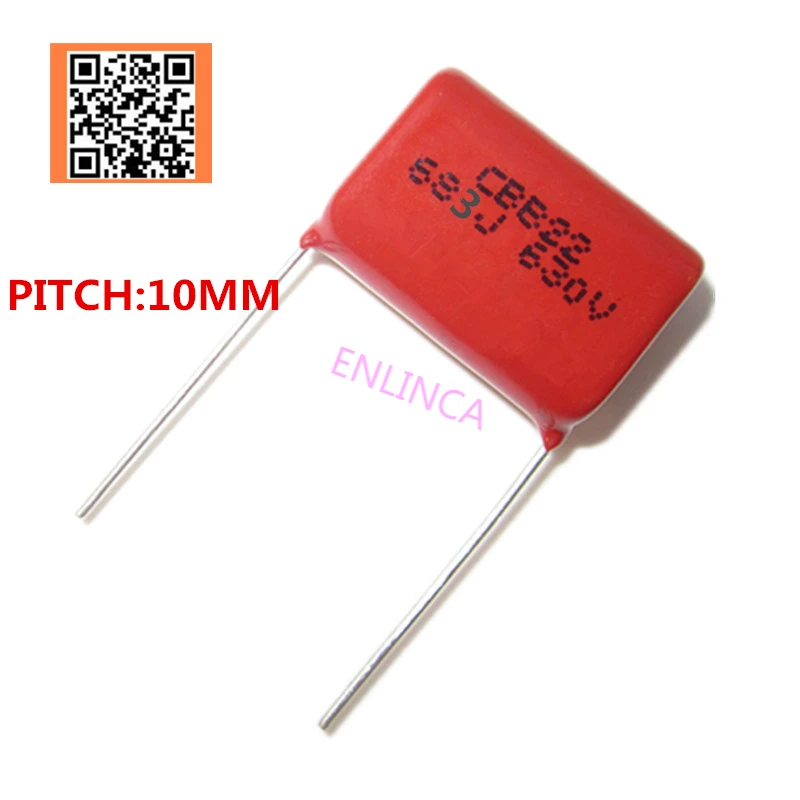 

10pcs 630V 68NF 683J 100NF 0.1UF 104J 150NF 0.15UF 154J PITCH 10MM 630V Pitch 10mm 5% DIP CBB Polypropylene film capacitor