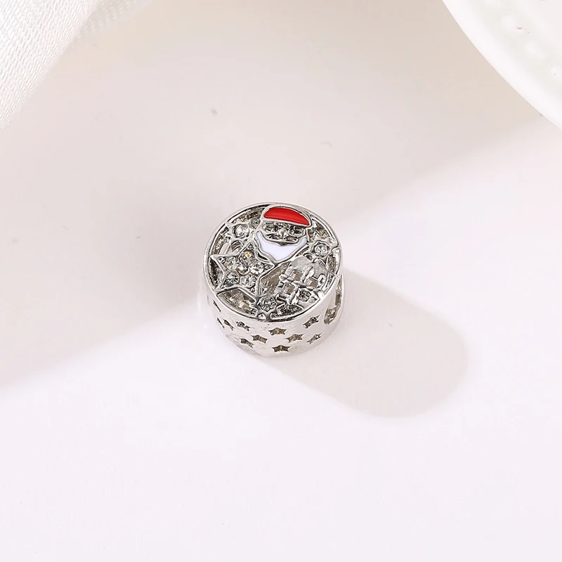 Позолоченный браслет из бисера сплав Рождество радость очарование Санты