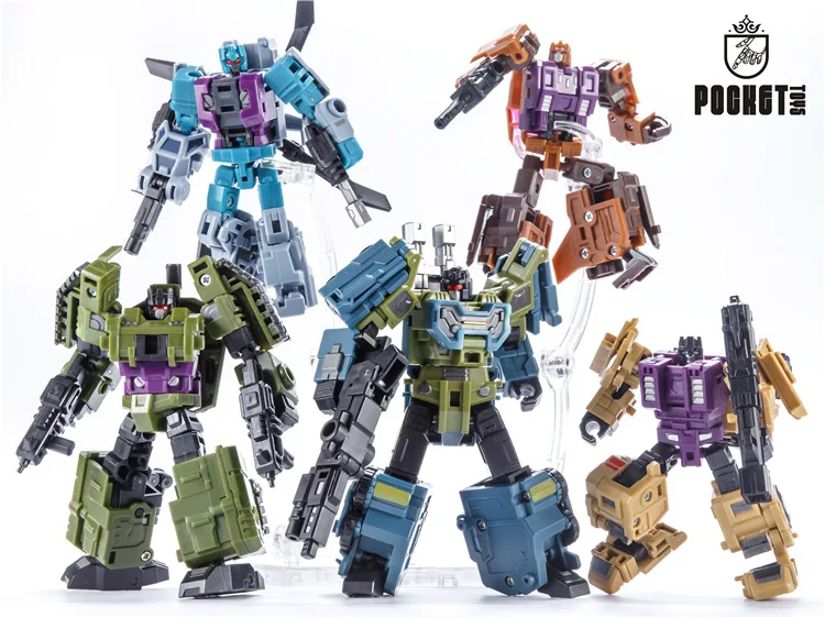 Transformation Bruticus 5IN1 G1 PT05 PT-05 Pocket Toys 27CM Anime Figure Robot Kids Combination Deformation Collection | Игрушки и хобби