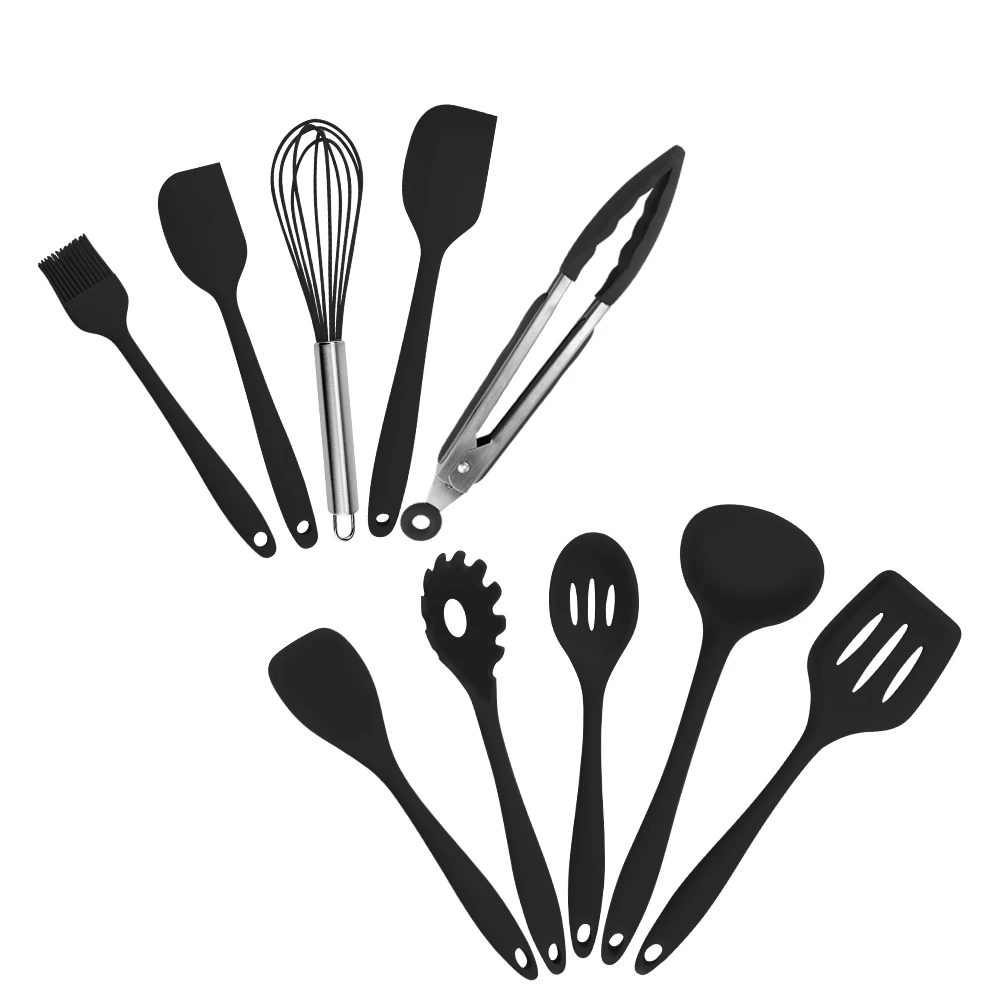 Набор термостойких кухонных инструментов 5/10 шт. антипригарная ложка шпатель суп