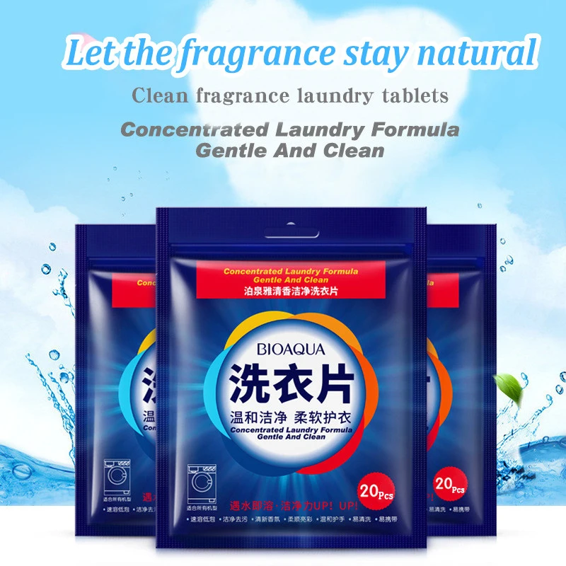 20 шт. эффективная новая формула стирального порошка мягкое супер