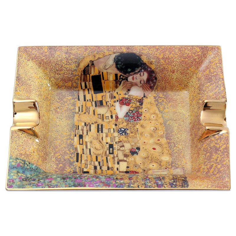 Аксессуары для сигар Gustav Klimt Kiss &amp Adela настольный подарок на день Святого