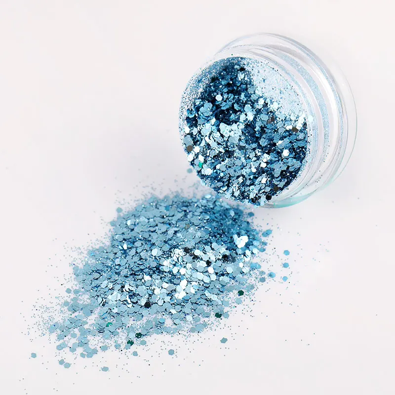 

Colorful Holographics Nail Glitter Sequins Blue Green Paillette Tips Irregular Flakes Slices Laser 3D Nail Art Decorations
