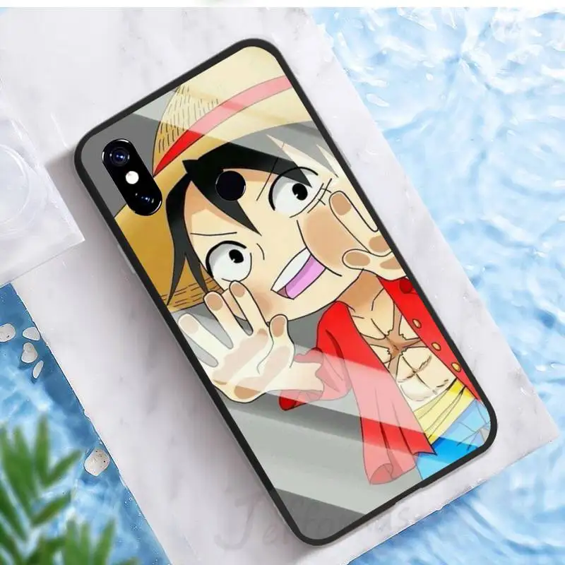 

Japanese Manga One Piece Luffy Phone Case For Xiaomi Redmi note 7 8 9 pro 8T 9A 9S Mi Note 10 Lite pro