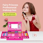 Макияжный набор для маленьких девочек, косметический набор принцессы для макияжа для детей, ролевые игры, игрушки для макияжа для детей, платье принцессы