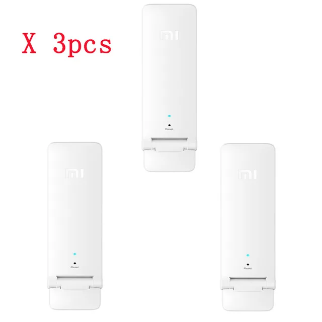 3pcs Новая версия Xiaomi Wi-Fi ретранслятор 2 усилитель-удлинитель 300 Мбит/с Amplificador Беспроводной WI-FI расширитель для mi фрезерный станок - Цвет: 3pcs