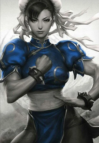 

Chun Li - Street Fighter Sexy Chinese Challenger Art Poster Metal Tin Sign