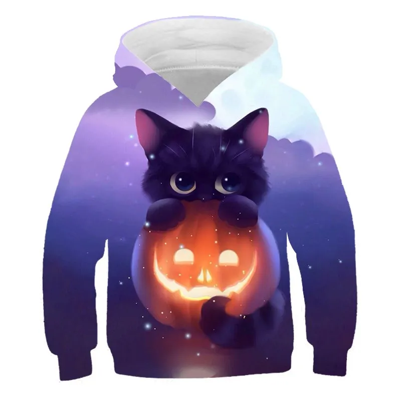 

3d kids hoodie long sleeve hooded sweatshirt kids clothes spring fall boys/girls hooded pullovers oversize fashion top