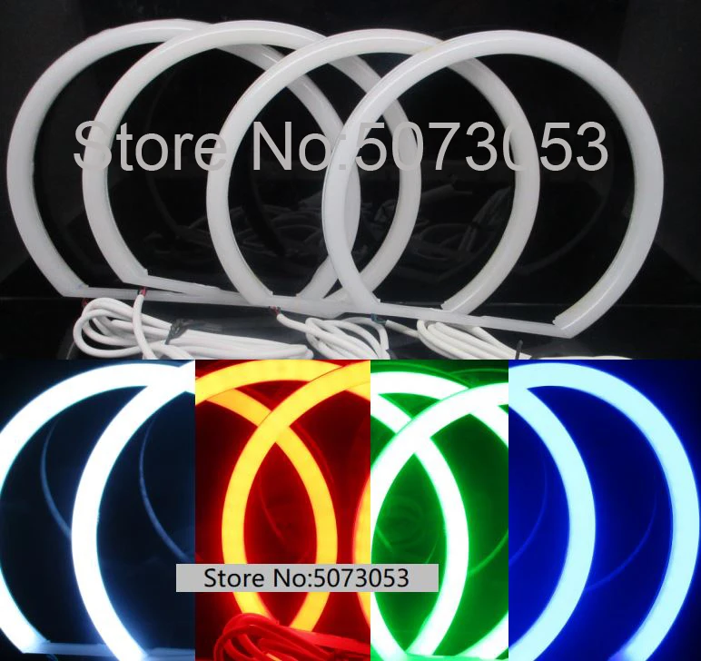 2*131 мм и 2*146 Хлопок RGB ангельские глазки halo Кольцо комплект для BMW E46 A + B без