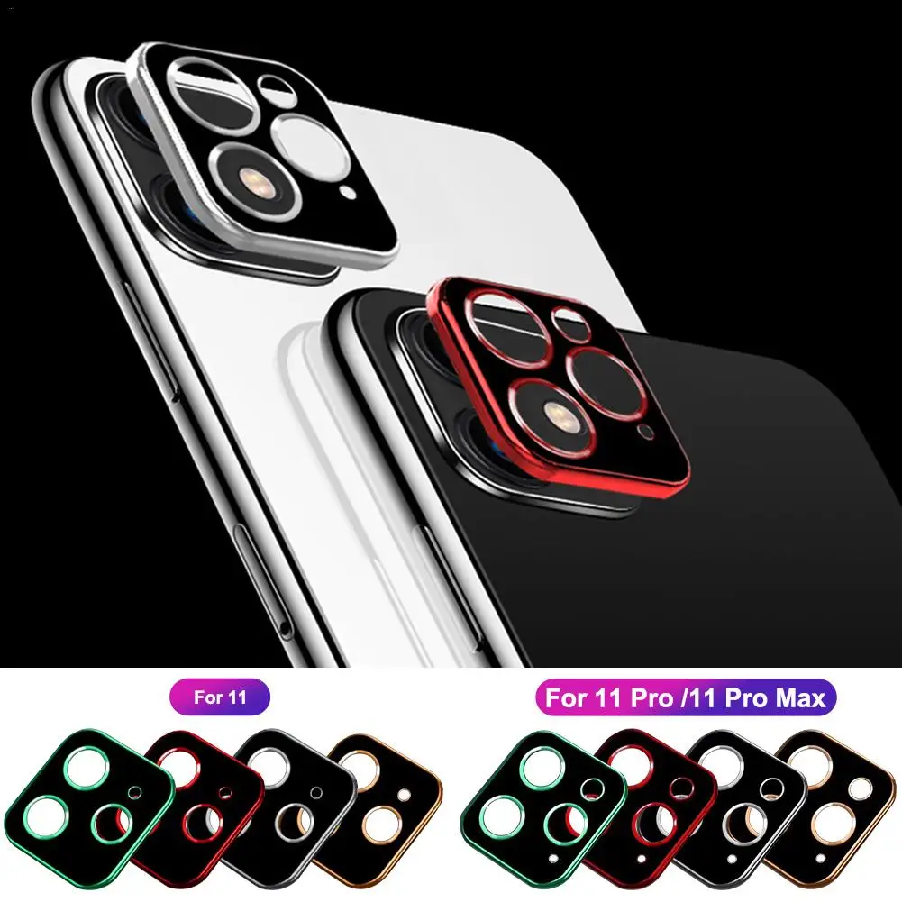 Высококачественная 3D Защитная пленка для объектива iPhone 11 Pro Max титановый сплав