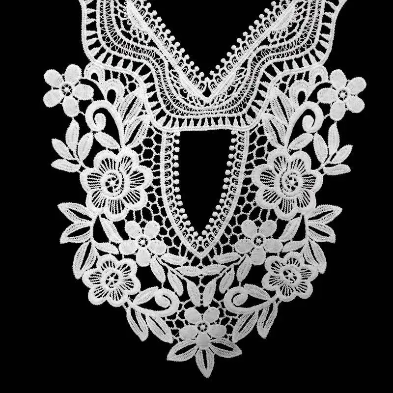 Воротник для шеи с рельефным тиснением съемные воротники сделай сам