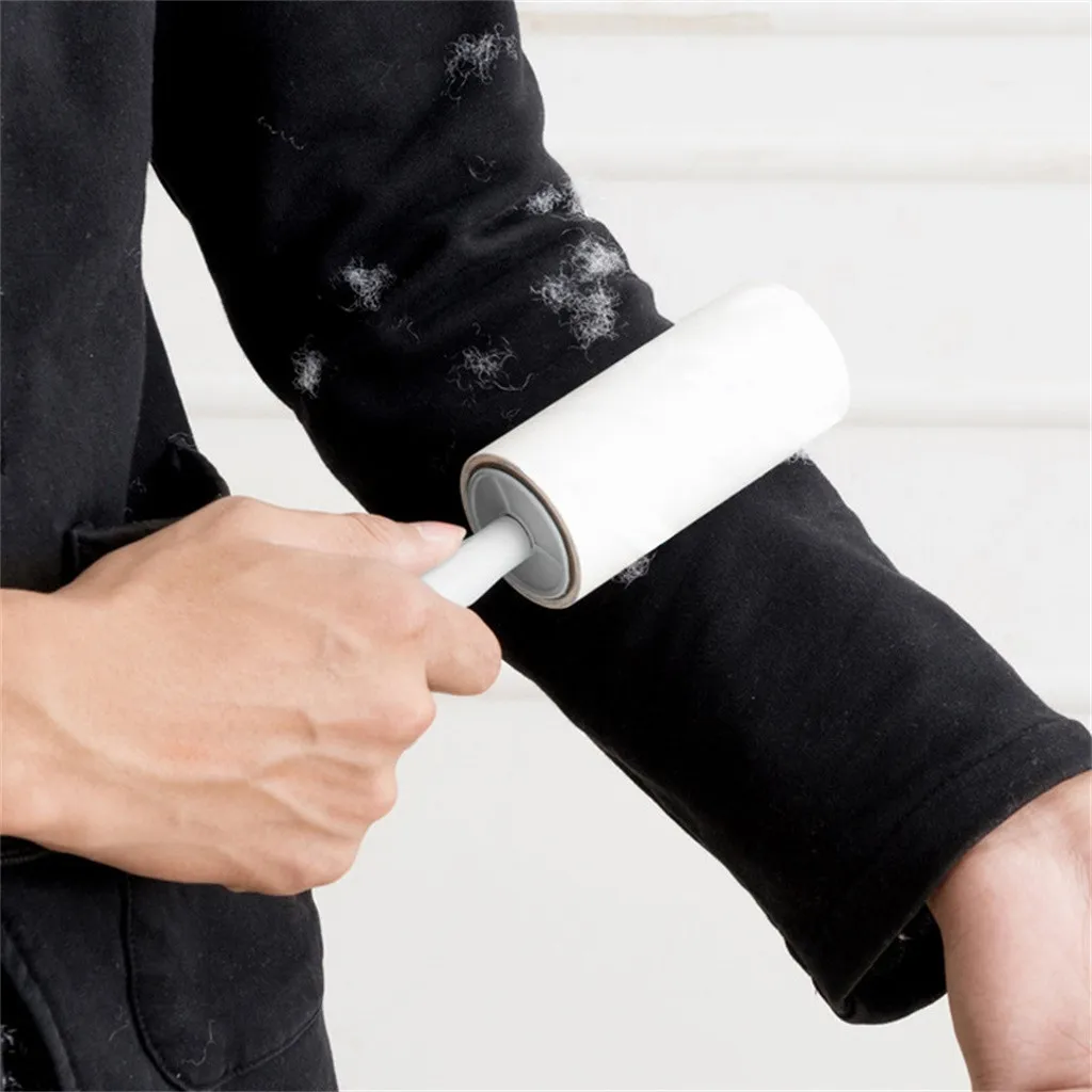 

Reusable Clothes Lint Rollers Cleaner Hair Remover brush Roller Dog Hair Cat Hair Pet Hair Dusting Adhesive #Y5