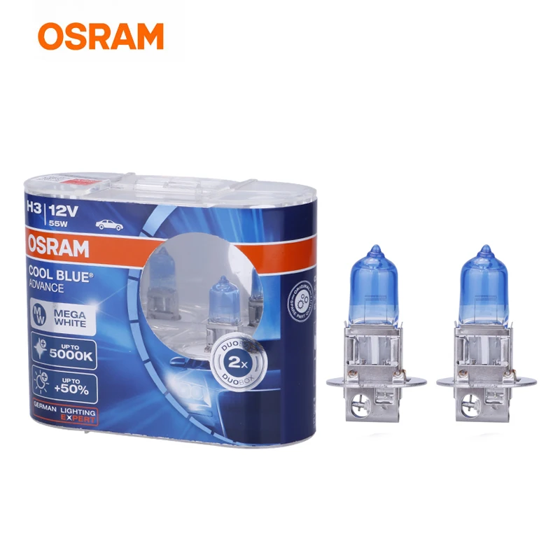 Osram 12 В 55 Вт H1 ксеноновая галогенная противотуманная фара Автомобильные фары