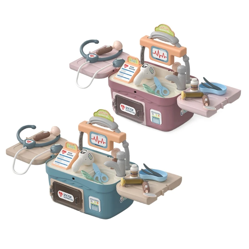 

Educational Doctor Toy Children Play House Toy Toddler Pretend Dentist Kit Medicals Kit with Electronic Stethoscope