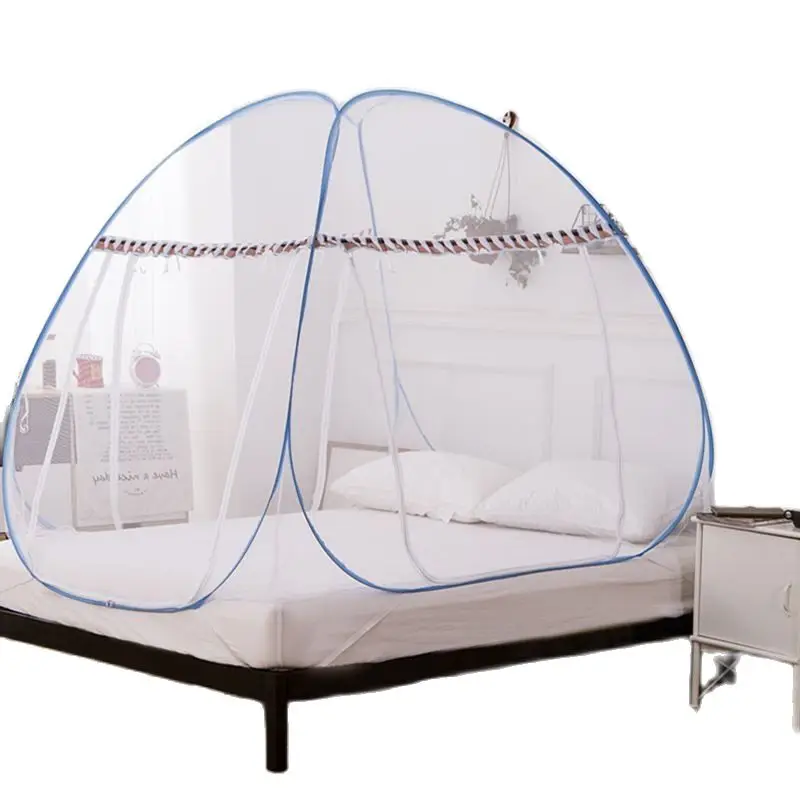 Летние трехдверная Рабочая поверхность для Складная защита от насекомых сетка