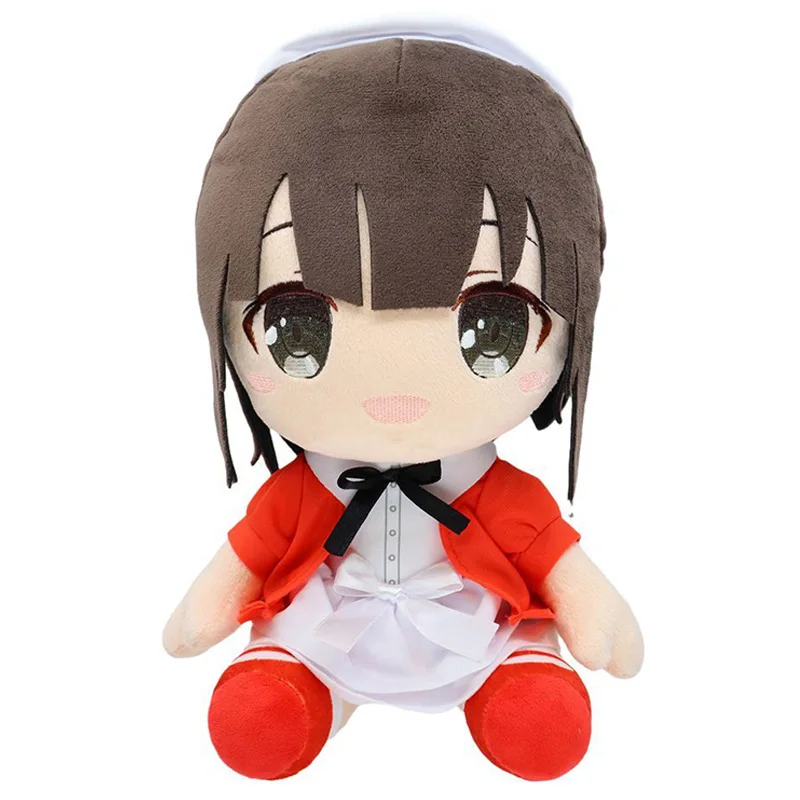 

Новая японская аниме как вырастить скучной девушки, Kato Megumi, большая плюшевая игрушка, кукла 30 см, милые набивные Детские Рождественские пода...