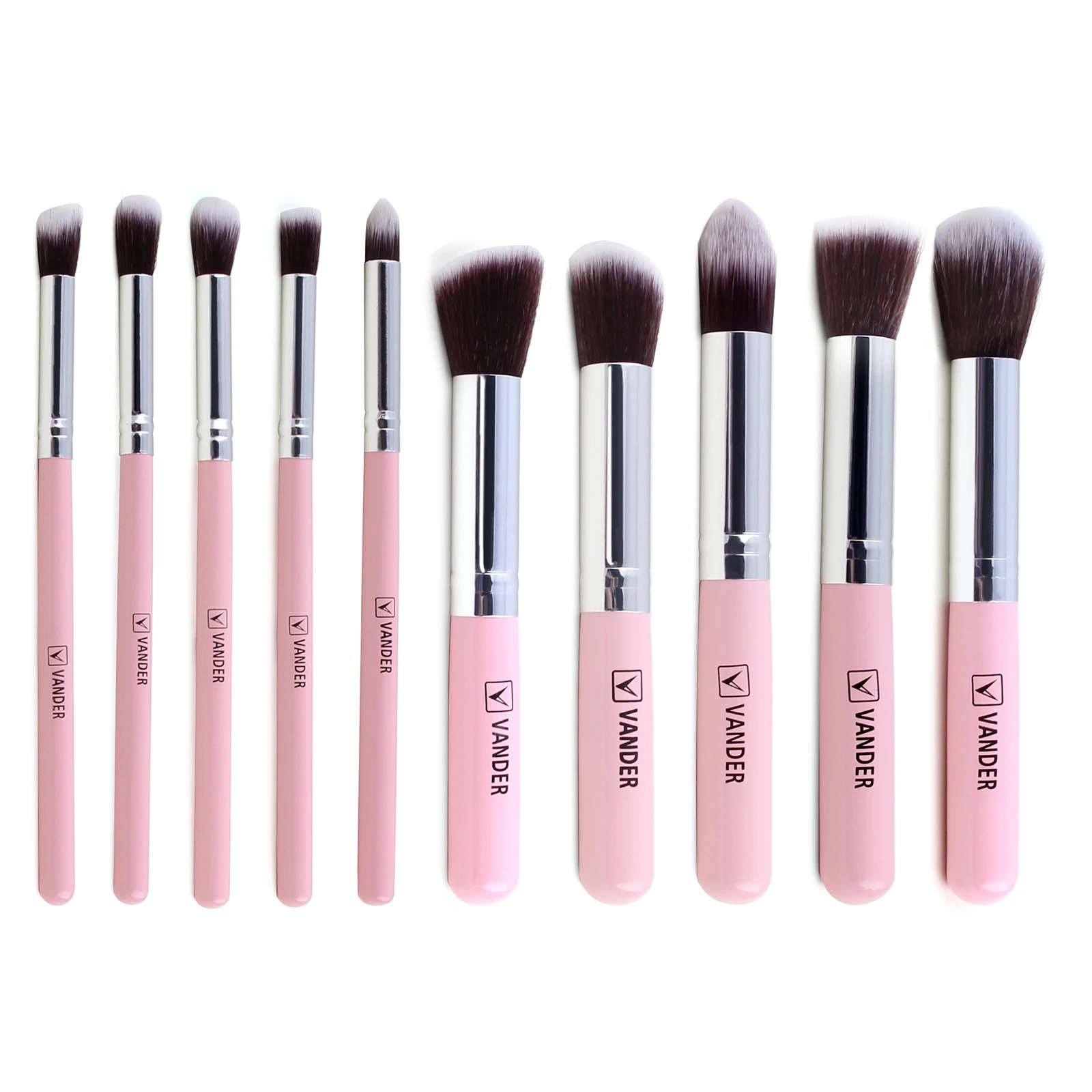 10 шт. профессиональный набор для макияжа пудра Тональная основа тени век