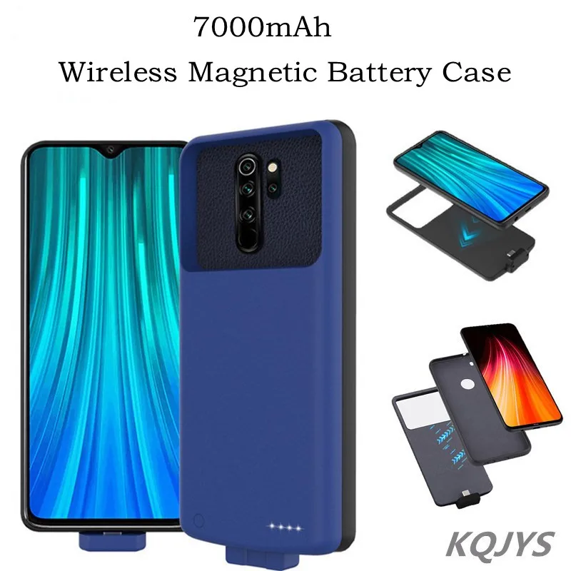 Магнитные Чехлы для зарядного устройства Xiaomi Redmi Note 8 Pro чехол аккумулятора