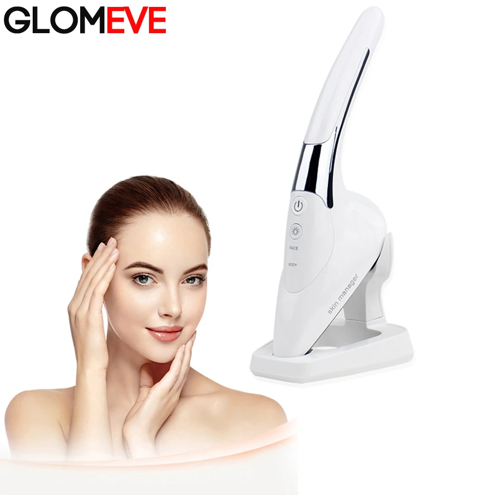 Вибрационный массажер для лица устройство снятия морщин с помощью Иона тепла и