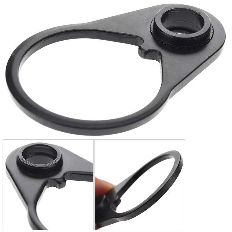 Охотничья сталь для обеих рук QD Quick Detach One Point End Plate Loop Sling Swivels Adapter Tactical Single Ring Mounts 30