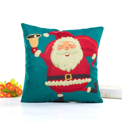 Christmas Рождественские украшения для дома, подушка с Санта Клаусом, подушка, елочные украшения, Рождественский подарок на год - Цвет: Christmas