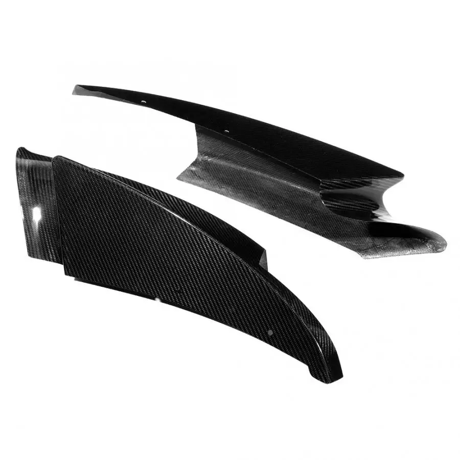 Пара переднего бампера разветвитель крышка сухого углеродного волокна подходит