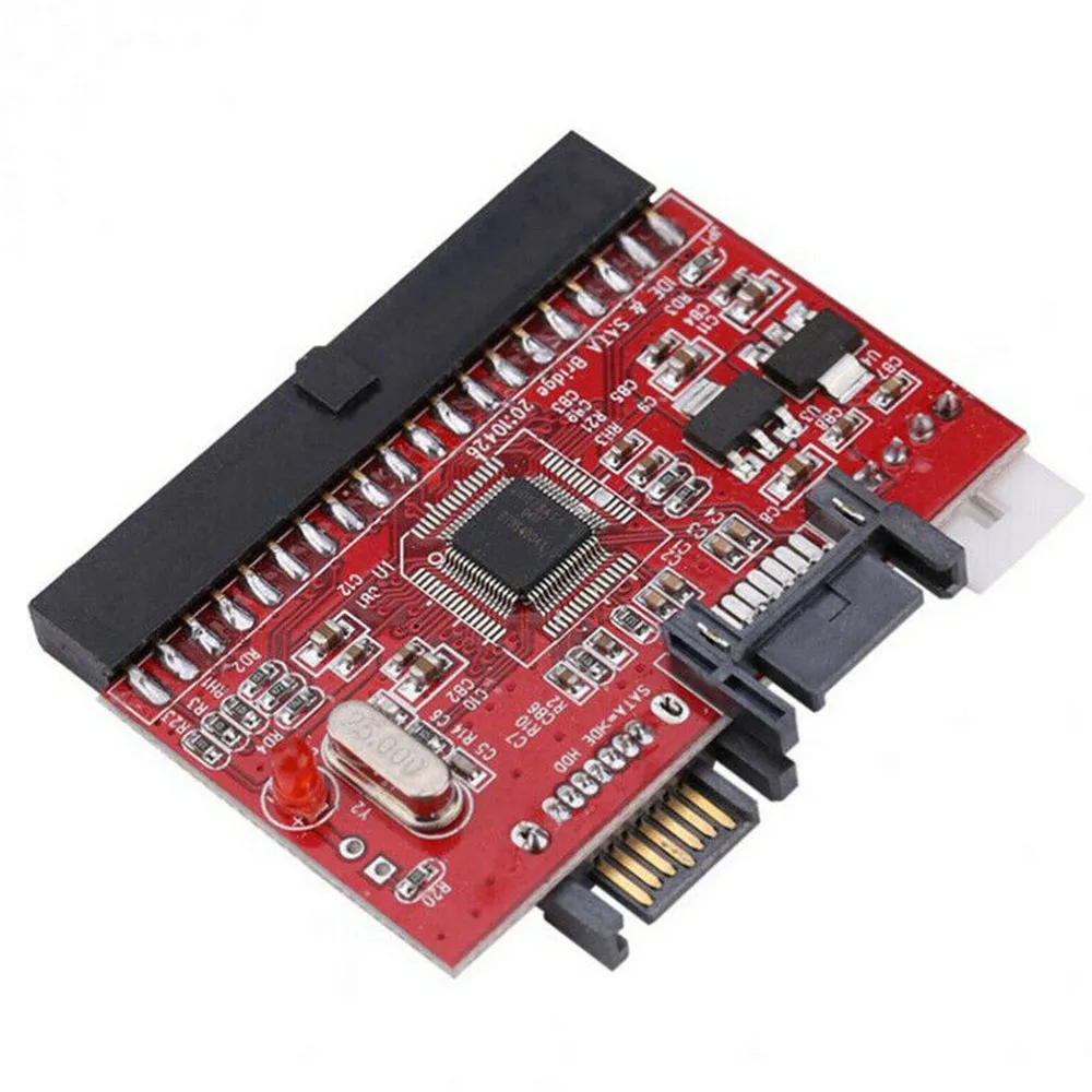 IDE 100/133 HDD CD DVD адаптер SATA конвертер SATA кабель и разъем питания