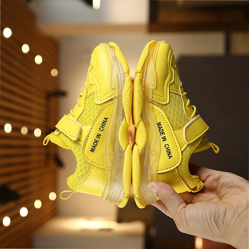 Весенне Осенняя детская обувь коллекция 2019 года модные сетчатые Повседневные